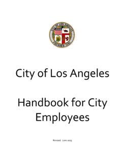 CONTRACTORS’ HANDBOOK City of Los Angeles.